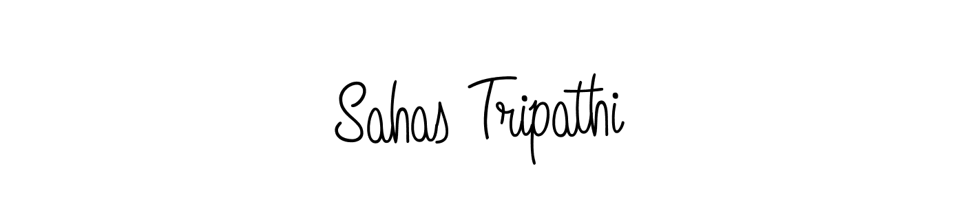 if you are searching for the best signature style for your name Sahas Tripathi. so please give up your signature search. here we have designed multiple signature styles  using Angelique-Rose-font-FFP. Sahas Tripathi signature style 5 images and pictures png