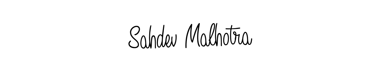 Sahdev Malhotra stylish signature style. Best Handwritten Sign (Angelique-Rose-font-FFP) for my name. Handwritten Signature Collection Ideas for my name Sahdev Malhotra. Sahdev Malhotra signature style 5 images and pictures png
