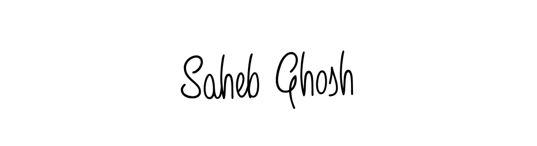 Make a beautiful signature design for name Saheb Ghosh. Use this online signature maker to create a handwritten signature for free. Saheb Ghosh signature style 5 images and pictures png