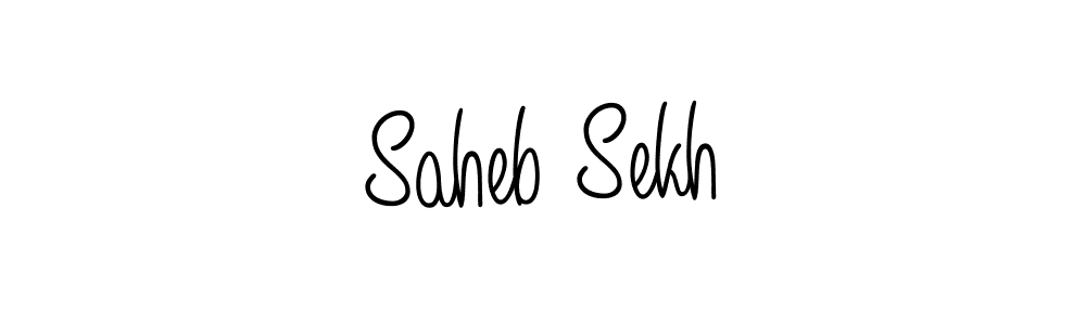 How to make Saheb Sekh signature? Angelique-Rose-font-FFP is a professional autograph style. Create handwritten signature for Saheb Sekh name. Saheb Sekh signature style 5 images and pictures png