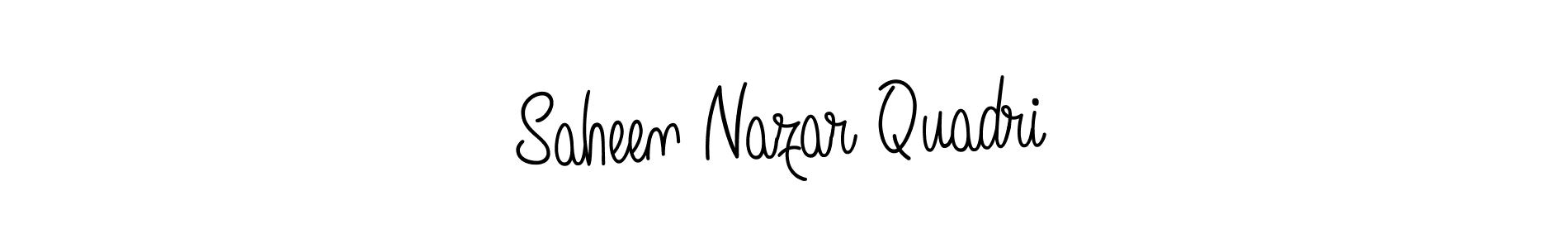 if you are searching for the best signature style for your name Saheen Nazar Quadri. so please give up your signature search. here we have designed multiple signature styles  using Angelique-Rose-font-FFP. Saheen Nazar Quadri signature style 5 images and pictures png