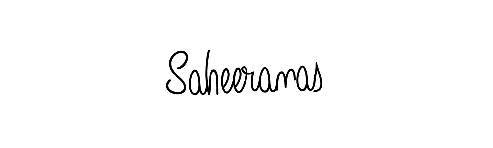 Make a beautiful signature design for name Saheeranas. Use this online signature maker to create a handwritten signature for free. Saheeranas signature style 5 images and pictures png