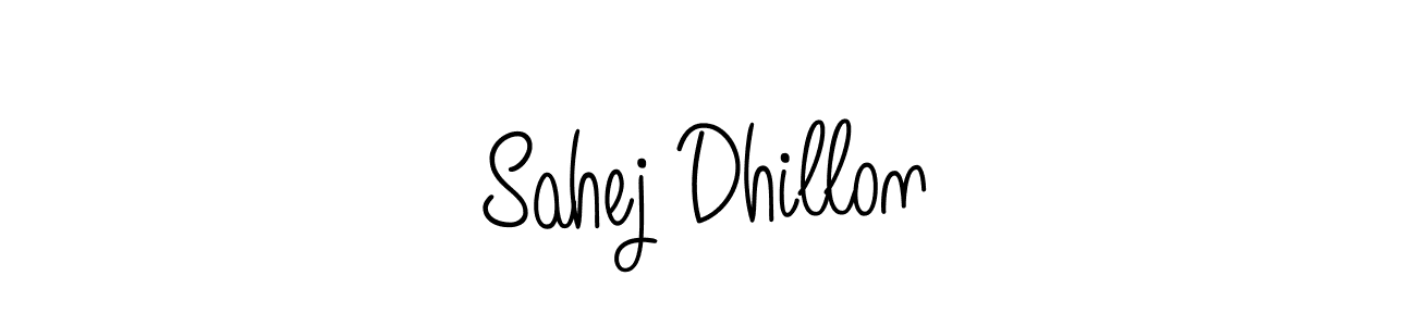 Create a beautiful signature design for name Sahej Dhillon. With this signature (Angelique-Rose-font-FFP) fonts, you can make a handwritten signature for free. Sahej Dhillon signature style 5 images and pictures png