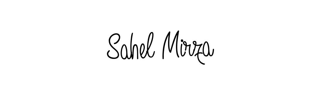 Check out images of Autograph of Sahel Mirza name. Actor Sahel Mirza Signature Style. Angelique-Rose-font-FFP is a professional sign style online. Sahel Mirza signature style 5 images and pictures png