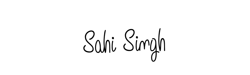 How to make Sahi Singh name signature. Use Angelique-Rose-font-FFP style for creating short signs online. This is the latest handwritten sign. Sahi Singh signature style 5 images and pictures png