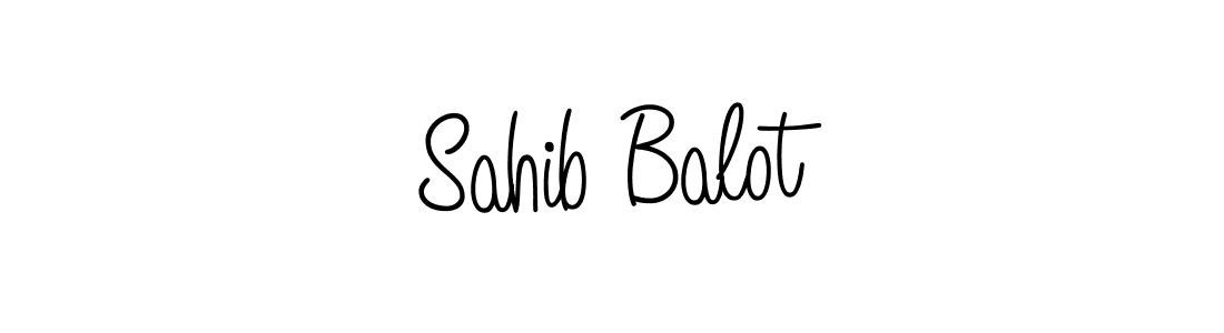 Angelique-Rose-font-FFP is a professional signature style that is perfect for those who want to add a touch of class to their signature. It is also a great choice for those who want to make their signature more unique. Get Sahib Balot name to fancy signature for free. Sahib Balot signature style 5 images and pictures png
