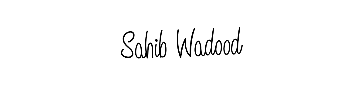Similarly Angelique-Rose-font-FFP is the best handwritten signature design. Signature creator online .You can use it as an online autograph creator for name Sahib Wadood. Sahib Wadood signature style 5 images and pictures png