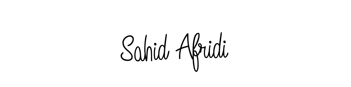 How to make Sahid Afridi name signature. Use Angelique-Rose-font-FFP style for creating short signs online. This is the latest handwritten sign. Sahid Afridi signature style 5 images and pictures png