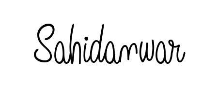 Looking for an artistic signature for Sahidanwar? The Angelique-Rose-font-FFP calligraphy style gives a sophisticated flow suitable for business cards and emails. Sahidanwar signature style 5 images and pictures png
