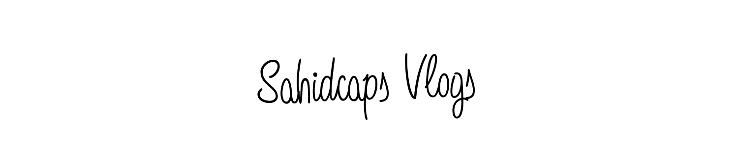 Make a short Sahidcaps Vlogs signature style. Manage your documents anywhere anytime using Angelique-Rose-font-FFP. Create and add eSignatures, submit forms, share and send files easily. Sahidcaps Vlogs signature style 5 images and pictures png