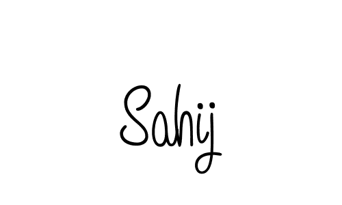 How to make Sahij signature? Angelique-Rose-font-FFP is a professional autograph style. Create handwritten signature for Sahij name. Sahij signature style 5 images and pictures png