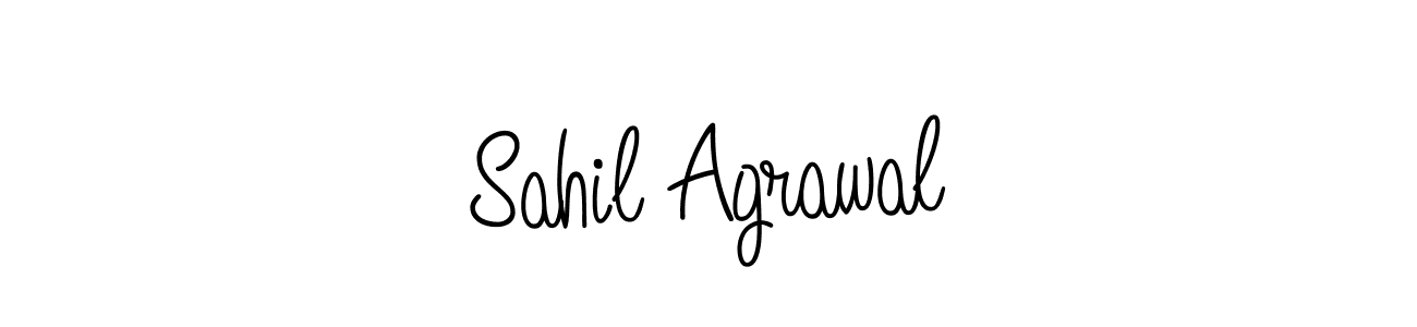 Once you've used our free online signature maker to create your best signature Angelique-Rose-font-FFP style, it's time to enjoy all of the benefits that Sahil Agrawal name signing documents. Sahil Agrawal signature style 5 images and pictures png