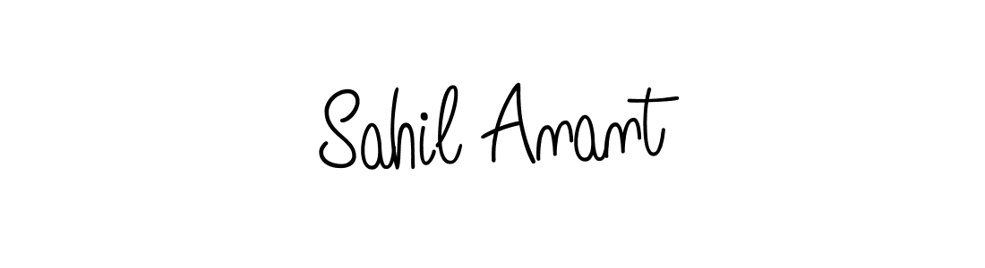 Create a beautiful signature design for name Sahil Anant. With this signature (Angelique-Rose-font-FFP) fonts, you can make a handwritten signature for free. Sahil Anant signature style 5 images and pictures png