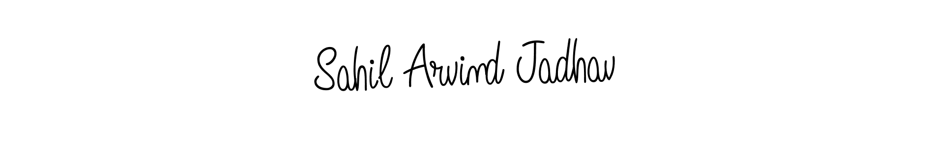Similarly Angelique-Rose-font-FFP is the best handwritten signature design. Signature creator online .You can use it as an online autograph creator for name Sahil Arvind Jadhav. Sahil Arvind Jadhav signature style 5 images and pictures png