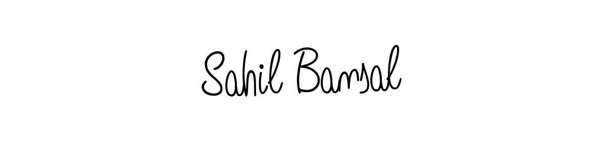 It looks lik you need a new signature style for name Sahil Bansal. Design unique handwritten (Angelique-Rose-font-FFP) signature with our free signature maker in just a few clicks. Sahil Bansal signature style 5 images and pictures png