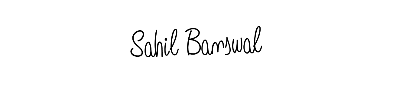 Once you've used our free online signature maker to create your best signature Angelique-Rose-font-FFP style, it's time to enjoy all of the benefits that Sahil Banswal name signing documents. Sahil Banswal signature style 5 images and pictures png