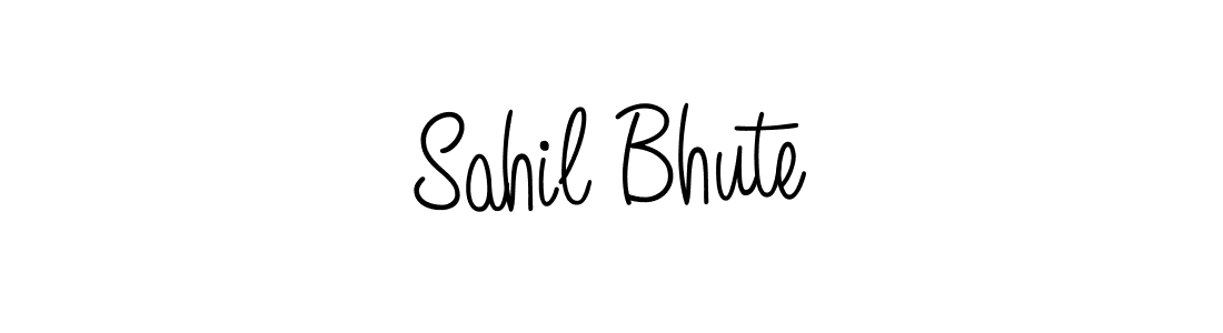 Create a beautiful signature design for name Sahil Bhute. With this signature (Angelique-Rose-font-FFP) fonts, you can make a handwritten signature for free. Sahil Bhute signature style 5 images and pictures png