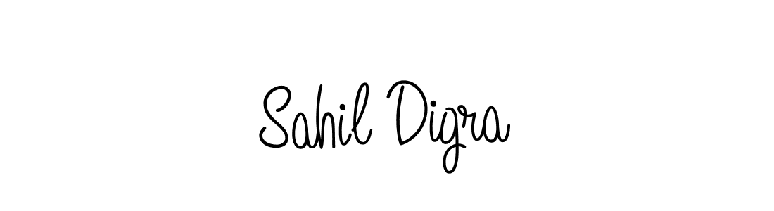 Use a signature maker to create a handwritten signature online. With this signature software, you can design (Angelique-Rose-font-FFP) your own signature for name Sahil Digra. Sahil Digra signature style 5 images and pictures png