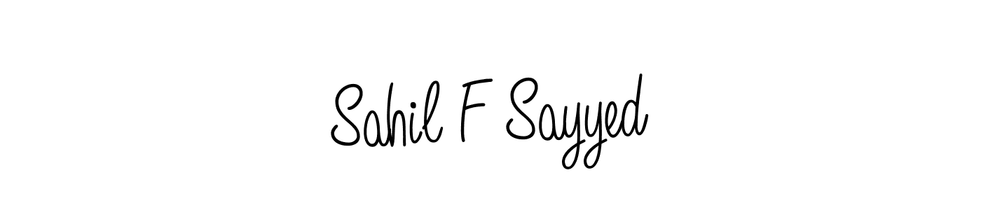 if you are searching for the best signature style for your name Sahil F Sayyed. so please give up your signature search. here we have designed multiple signature styles  using Angelique-Rose-font-FFP. Sahil F Sayyed signature style 5 images and pictures png
