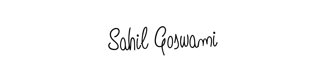 Angelique-Rose-font-FFP is a professional signature style that is perfect for those who want to add a touch of class to their signature. It is also a great choice for those who want to make their signature more unique. Get Sahil Goswami name to fancy signature for free. Sahil Goswami signature style 5 images and pictures png
