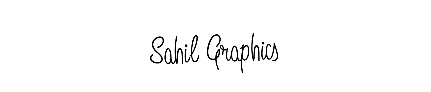 Use a signature maker to create a handwritten signature online. With this signature software, you can design (Angelique-Rose-font-FFP) your own signature for name Sahil Graphics. Sahil Graphics signature style 5 images and pictures png