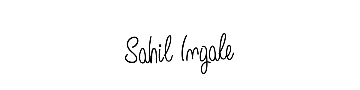 Sahil Ingale stylish signature style. Best Handwritten Sign (Angelique-Rose-font-FFP) for my name. Handwritten Signature Collection Ideas for my name Sahil Ingale. Sahil Ingale signature style 5 images and pictures png