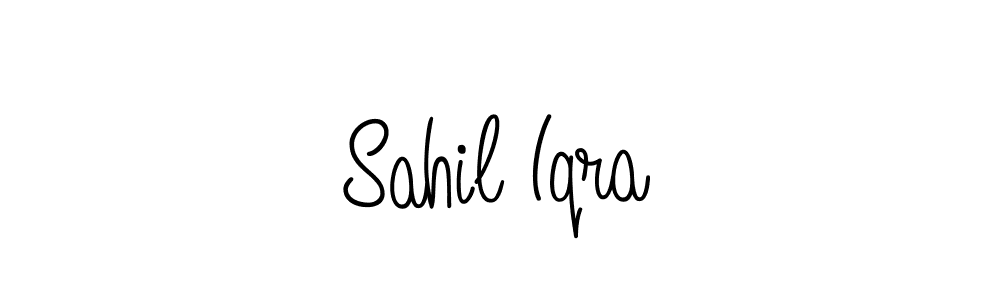 if you are searching for the best signature style for your name Sahil Iqra. so please give up your signature search. here we have designed multiple signature styles  using Angelique-Rose-font-FFP. Sahil Iqra signature style 5 images and pictures png