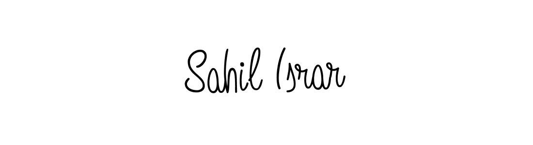 Design your own signature with our free online signature maker. With this signature software, you can create a handwritten (Angelique-Rose-font-FFP) signature for name Sahil Israr. Sahil Israr signature style 5 images and pictures png