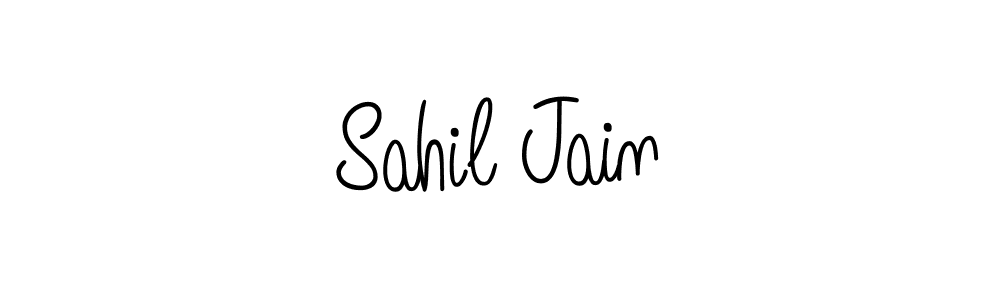 Design your own signature with our free online signature maker. With this signature software, you can create a handwritten (Angelique-Rose-font-FFP) signature for name Sahil Jain. Sahil Jain signature style 5 images and pictures png