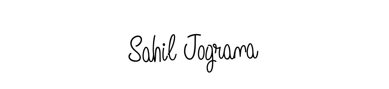 Sahil Jograna stylish signature style. Best Handwritten Sign (Angelique-Rose-font-FFP) for my name. Handwritten Signature Collection Ideas for my name Sahil Jograna. Sahil Jograna signature style 5 images and pictures png