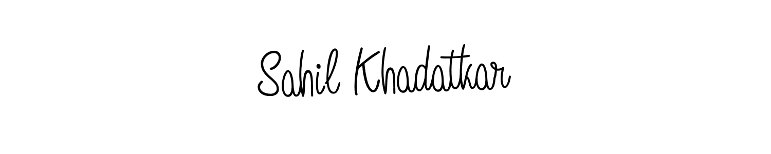 It looks lik you need a new signature style for name Sahil Khadatkar. Design unique handwritten (Angelique-Rose-font-FFP) signature with our free signature maker in just a few clicks. Sahil Khadatkar signature style 5 images and pictures png