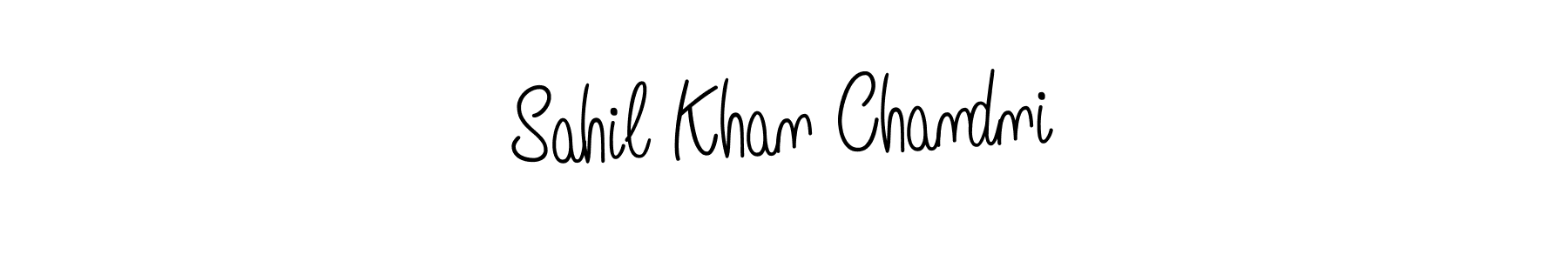 Once you've used our free online signature maker to create your best signature Angelique-Rose-font-FFP style, it's time to enjoy all of the benefits that Sahil Khan Chandni name signing documents. Sahil Khan Chandni signature style 5 images and pictures png