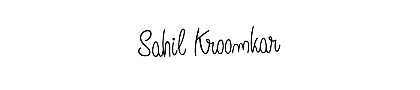 Similarly Angelique-Rose-font-FFP is the best handwritten signature design. Signature creator online .You can use it as an online autograph creator for name Sahil Kroomkar. Sahil Kroomkar signature style 5 images and pictures png