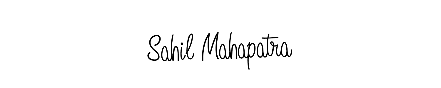 How to make Sahil Mahapatra name signature. Use Angelique-Rose-font-FFP style for creating short signs online. This is the latest handwritten sign. Sahil Mahapatra signature style 5 images and pictures png