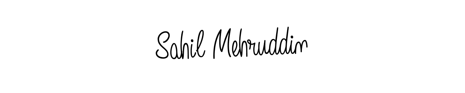 How to make Sahil Mehruddin signature? Angelique-Rose-font-FFP is a professional autograph style. Create handwritten signature for Sahil Mehruddin name. Sahil Mehruddin signature style 5 images and pictures png