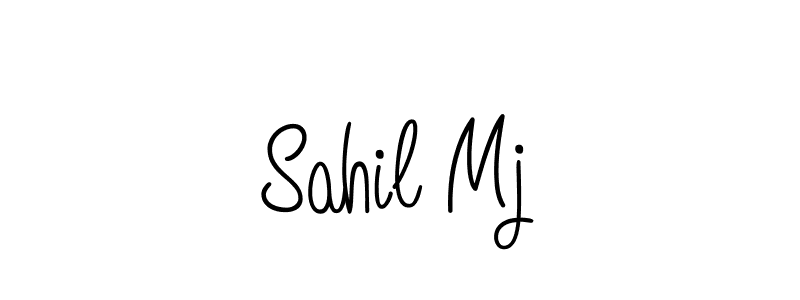 Once you've used our free online signature maker to create your best signature Angelique-Rose-font-FFP style, it's time to enjoy all of the benefits that Sahil Mj name signing documents. Sahil Mj signature style 5 images and pictures png