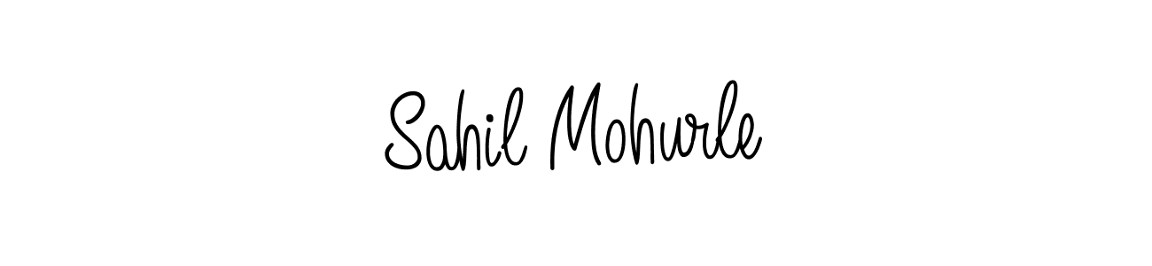 How to Draw Sahil Mohurle signature style? Angelique-Rose-font-FFP is a latest design signature styles for name Sahil Mohurle. Sahil Mohurle signature style 5 images and pictures png