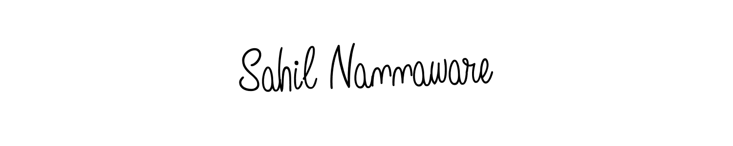 You can use this online signature creator to create a handwritten signature for the name Sahil Nannaware. This is the best online autograph maker. Sahil Nannaware signature style 5 images and pictures png