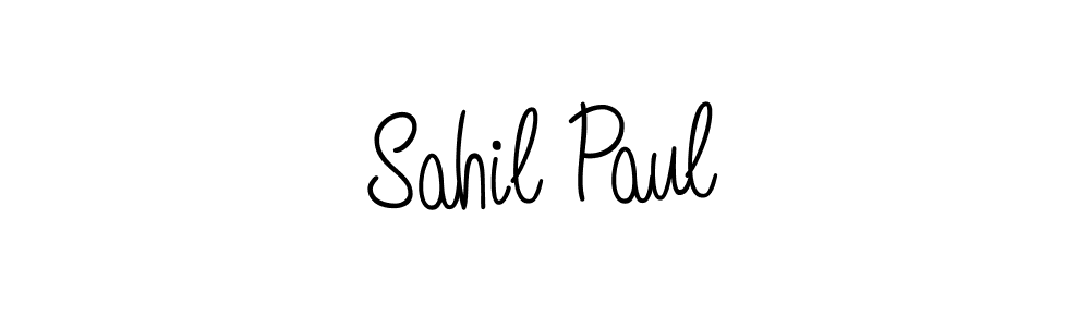 Design your own signature with our free online signature maker. With this signature software, you can create a handwritten (Angelique-Rose-font-FFP) signature for name Sahil Paul. Sahil Paul signature style 5 images and pictures png