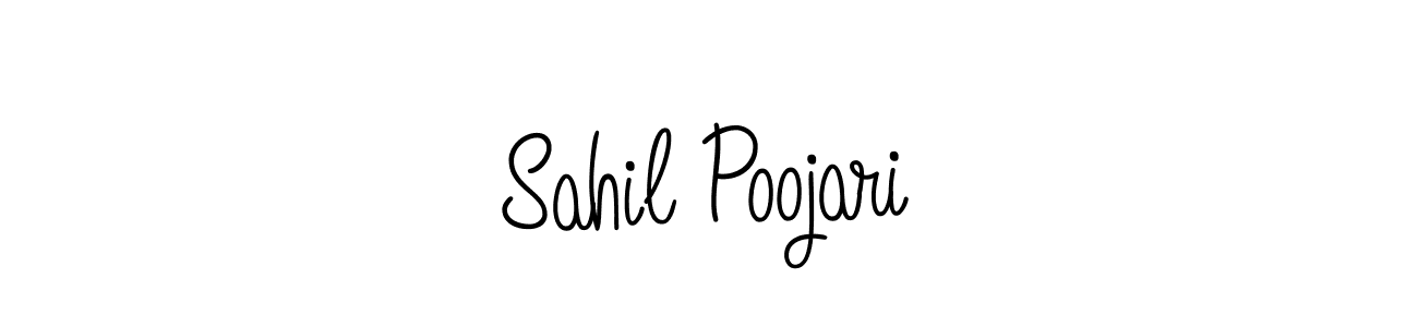 Best and Professional Signature Style for Sahil Poojari. Angelique-Rose-font-FFP Best Signature Style Collection. Sahil Poojari signature style 5 images and pictures png
