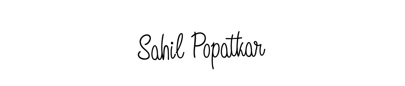 This is the best signature style for the Sahil Popatkar name. Also you like these signature font (Angelique-Rose-font-FFP). Mix name signature. Sahil Popatkar signature style 5 images and pictures png