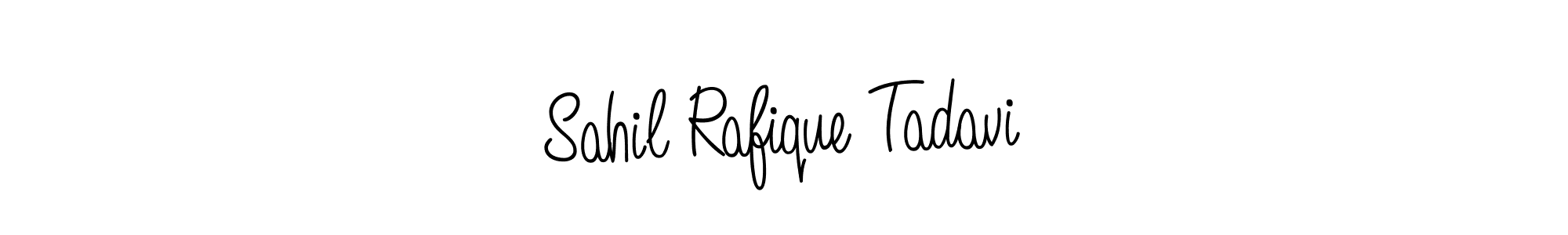 Sahil Rafique Tadavi stylish signature style. Best Handwritten Sign (Angelique-Rose-font-FFP) for my name. Handwritten Signature Collection Ideas for my name Sahil Rafique Tadavi. Sahil Rafique Tadavi signature style 5 images and pictures png