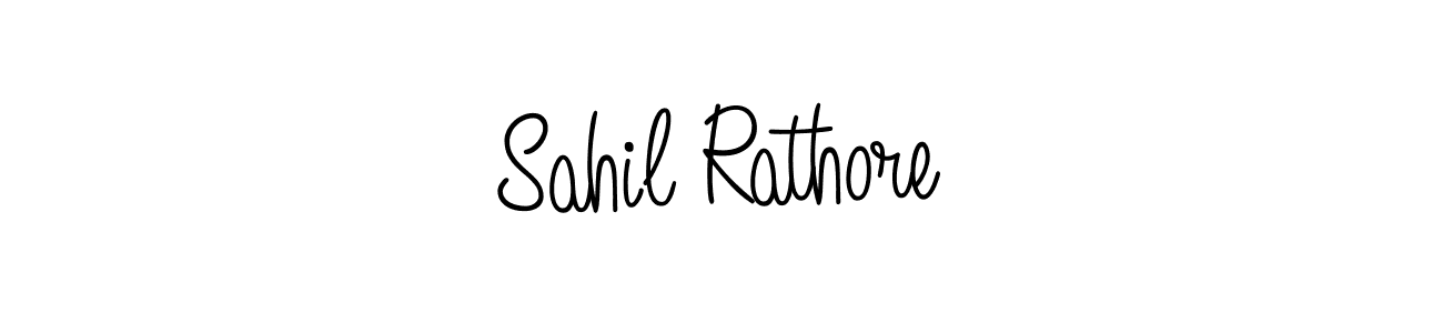 Make a beautiful signature design for name Sahil Rathore. With this signature (Angelique-Rose-font-FFP) style, you can create a handwritten signature for free. Sahil Rathore signature style 5 images and pictures png