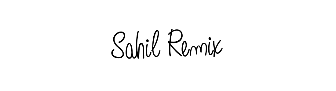 Also You can easily find your signature by using the search form. We will create Sahil Remix name handwritten signature images for you free of cost using Angelique-Rose-font-FFP sign style. Sahil Remix signature style 5 images and pictures png