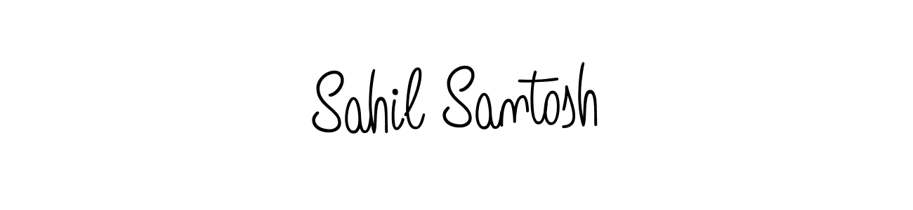 Also You can easily find your signature by using the search form. We will create Sahil Santosh name handwritten signature images for you free of cost using Angelique-Rose-font-FFP sign style. Sahil Santosh signature style 5 images and pictures png
