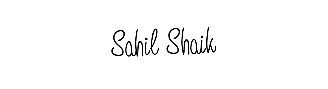 Sahil Shaik stylish signature style. Best Handwritten Sign (Angelique-Rose-font-FFP) for my name. Handwritten Signature Collection Ideas for my name Sahil Shaik. Sahil Shaik signature style 5 images and pictures png