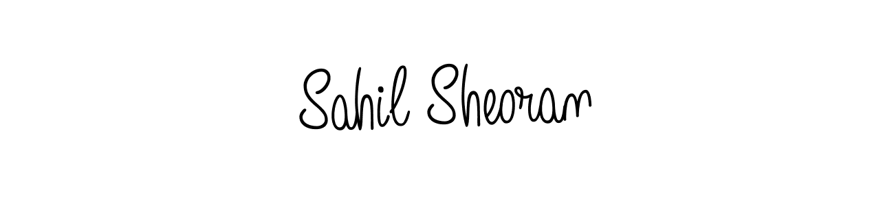 How to make Sahil Sheoran name signature. Use Angelique-Rose-font-FFP style for creating short signs online. This is the latest handwritten sign. Sahil Sheoran signature style 5 images and pictures png