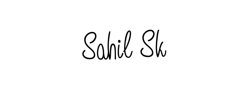 How to make Sahil Sk signature? Angelique-Rose-font-FFP is a professional autograph style. Create handwritten signature for Sahil Sk name. Sahil Sk signature style 5 images and pictures png