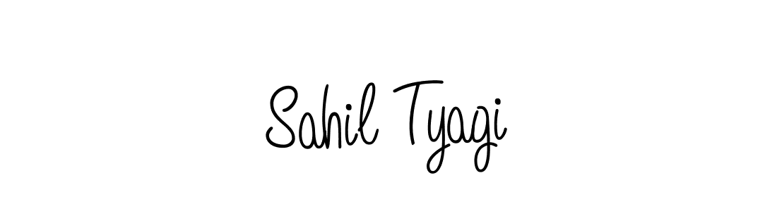 Sahil Tyagi stylish signature style. Best Handwritten Sign (Angelique-Rose-font-FFP) for my name. Handwritten Signature Collection Ideas for my name Sahil Tyagi. Sahil Tyagi signature style 5 images and pictures png