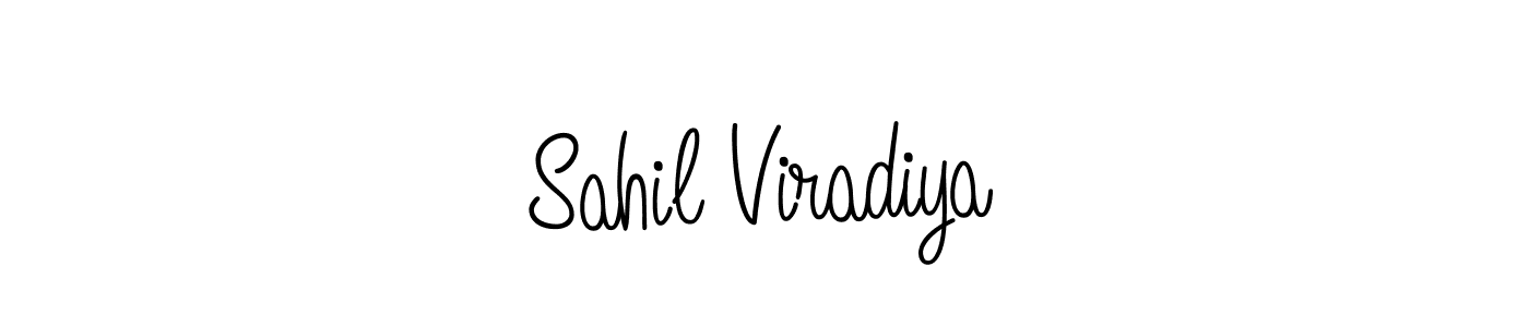 Make a beautiful signature design for name Sahil Viradiya. Use this online signature maker to create a handwritten signature for free. Sahil Viradiya signature style 5 images and pictures png